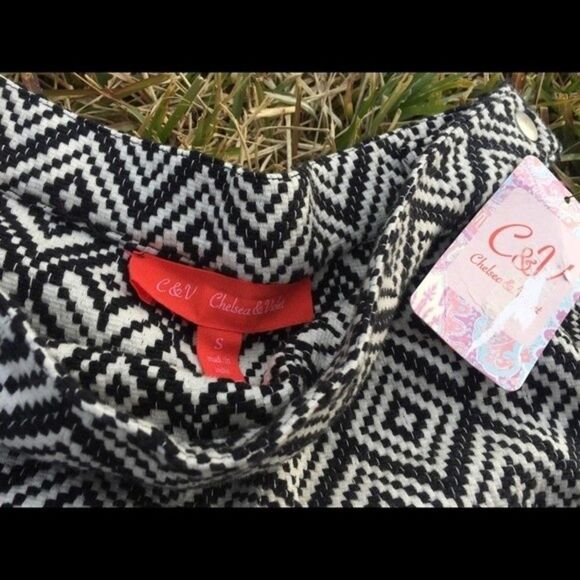 NWT Geo Print A-Line Skirt - Picture 4 of 6